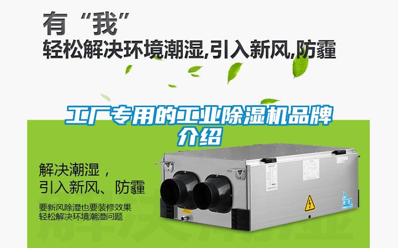 工廠專用的工業除濕機品牌介紹