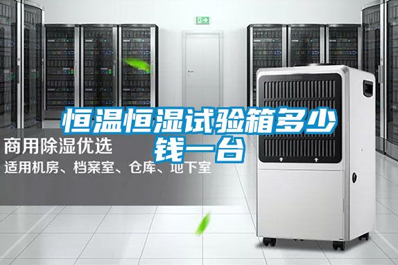 恒溫恒濕試驗箱多少錢一臺