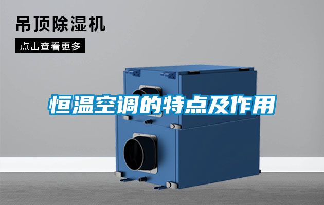 恒溫空調(diào)的特點(diǎn)及作用