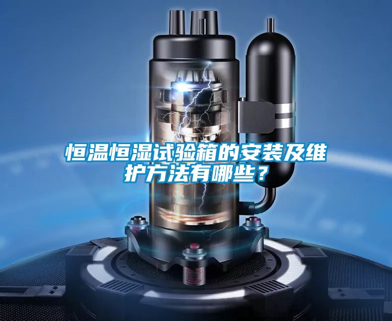 恒溫恒濕試驗(yàn)箱的安裝及維護(hù)方法有哪些？
