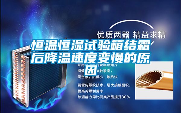 恒溫恒濕試驗箱結(jié)霜后降溫速度變慢的原因