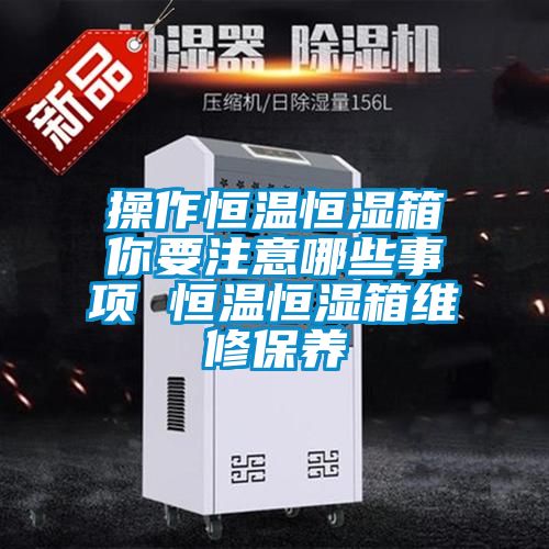 操作恒溫恒濕箱你要注意哪些事項 恒溫恒濕箱維修保養