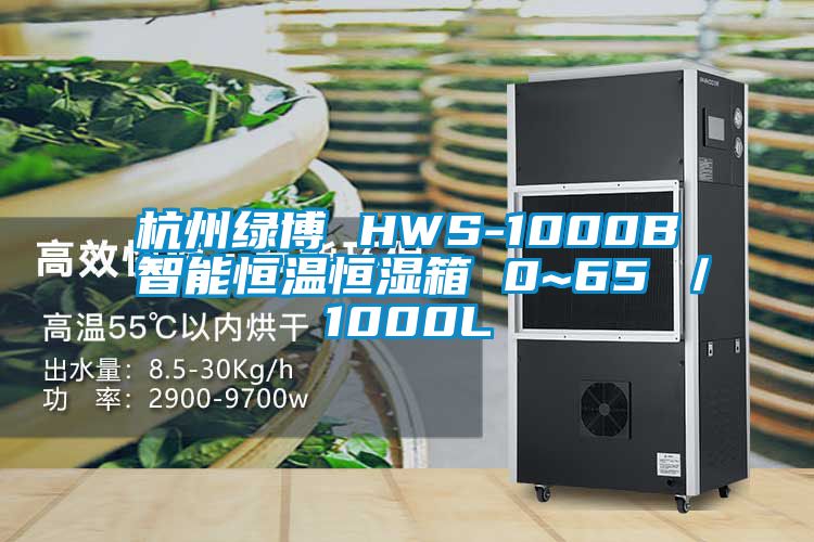 杭州綠博 HWS-1000B 智能恒溫恒濕箱 0~65℃/1000L