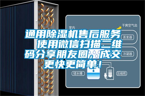 通用除濕機售后服務 使用微信掃描二維碼分享朋友圈,成交更快更簡單!