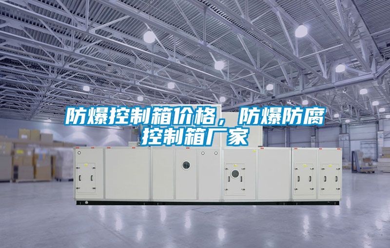 防爆控制箱價格,防爆防腐控制箱廠家
