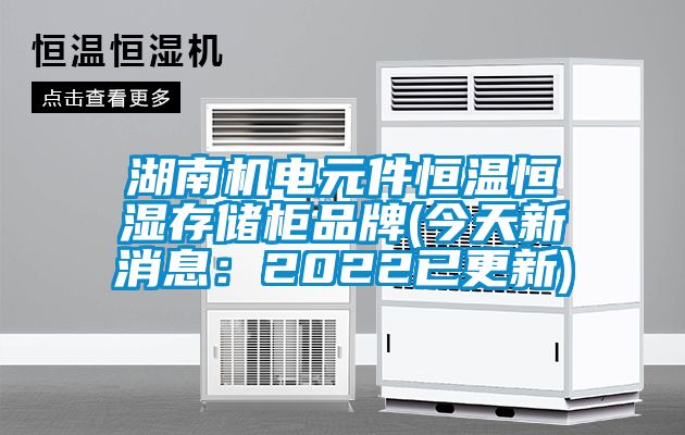 湖南機電元件恒溫恒濕存儲柜品牌(今天新消息：2022已更新)