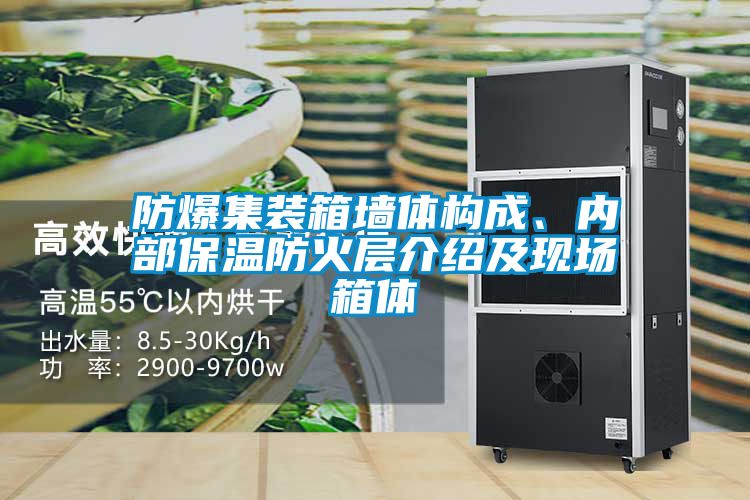 防爆集裝箱墻體構成、內部保溫防火層介紹及現場箱體