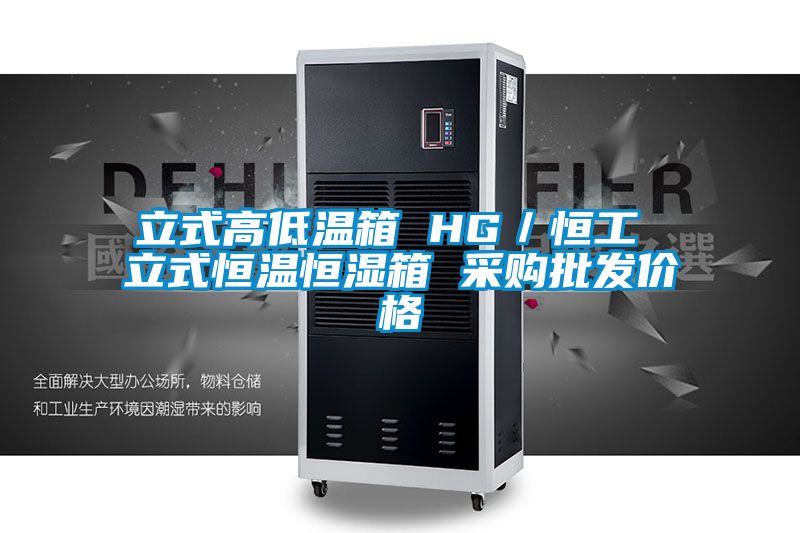 立式高低溫箱 HG／恒工 立式恒溫恒濕箱 采購批發價格