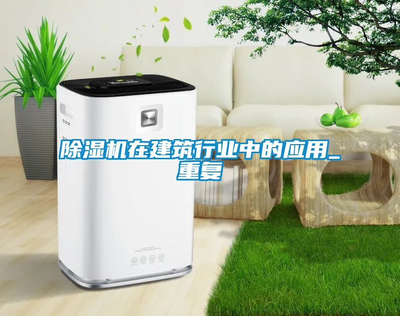 除濕機在建筑行業(yè)中的應用_重復