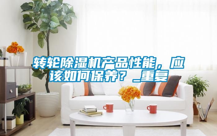轉輪除濕機產品性能，應該如何保養？_重復