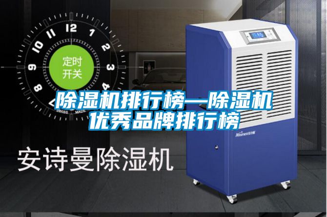 除濕機排行榜—除濕機優秀品牌排行榜