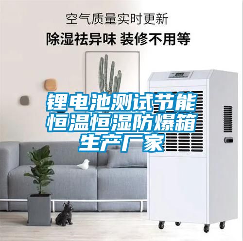 鋰電池測試節能恒溫恒濕防爆箱生產廠家