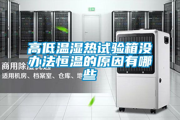 高低溫濕熱試驗(yàn)箱沒辦法恒溫的原因有哪些