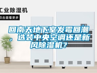 行業(yè)新聞回南天地下室發(fā)霉回潮，選裝中央空調(diào)還是新風(fēng)除濕機(jī)？