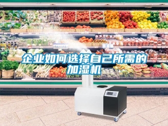 常見問題企業如何選擇自己所需的加濕機