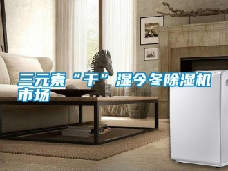 知識百科三元素“干”濕今冬除濕機市場