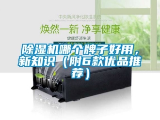 行業新聞除濕機哪個牌子好用，新知識（附6款優品推薦）