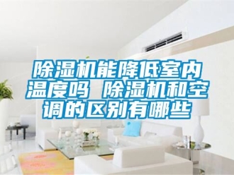 行業新聞除濕機能降低室內溫度嗎 除濕機和空調的區別有哪些