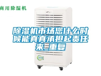 行業新聞除濕機市場您什么時候能真真承擔起責任來_重復