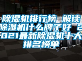 行業新聞除濕機排行榜 解讀除濕機什么牌子好 2021最新除濕機十大排名榜單