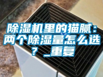 行業(yè)新聞除濕機里的貓膩：兩個除濕量怎么選？_重復(fù)