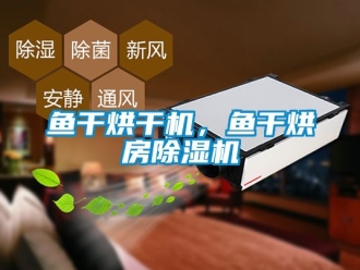 行業新聞魚干烘干機，魚干烘房除濕機