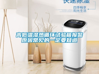 常見問題高低溫濕熱循環(huán)試驗(yàn)箱報警原因常見的一定要知道