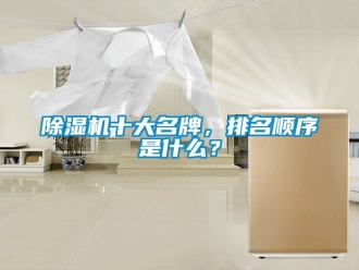 行業(yè)新聞除濕機十大名牌，排名順序是什么？