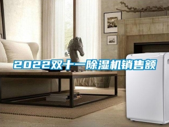 常見問題2022雙十一除濕機銷售額