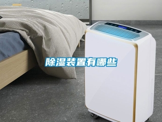 行業(yè)新聞除濕裝置有哪些
