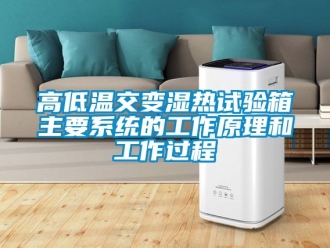 常見問題高低溫交變濕熱試驗箱主要系統的工作原理和工作過程