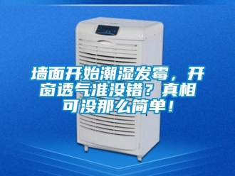 行業新聞墻面開始潮濕發霉，開窗透氣準沒錯？真相可沒那么簡單！
