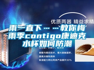 常見問題雨一直下……教你梅雨季contigo康迪克水杯如何防潮