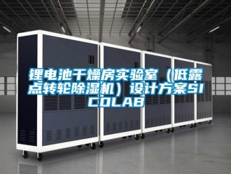 常見問題鋰電池干燥房實驗室（低露點轉輪除濕機）設計方案SICOLAB