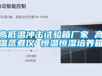 知識百科高低溫沖擊試驗箱廠家 高溫蒸煮儀 恒溫恒濕培養箱