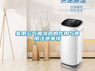 行業(yè)新聞家用空氣加濕器的作用與使用注意事項(xiàng)